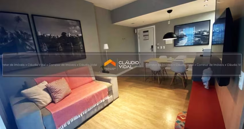 Lindíssimo apartamento MOBILIADO com 58m² -1/4 no Caminho das Árvores