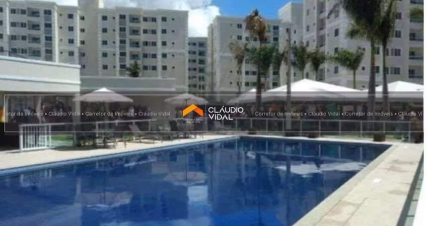 Apartamento 2/4 mobiliado em ótimo condomínio em Buraquinho, Lauro de Freitas, BA