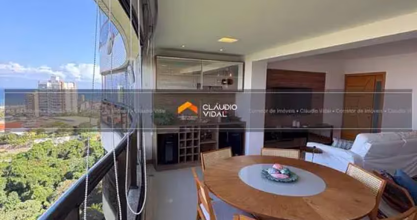 Lindo apartamento mobiliado de alto padrão, 3/4 em patamares, salvador - ba