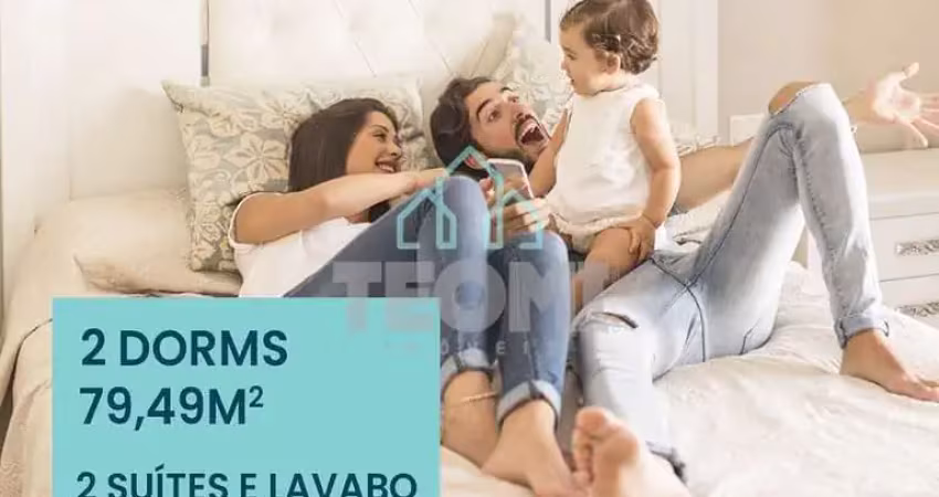 Apartamento com 2 dormitórios à venda, 79 m² por r$ 482.000,00 - jardim das nações - taubaté/sp