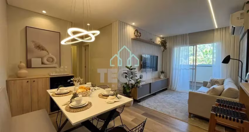 Apartamento com 3 dormitórios à venda, 82 m² por r$ 369.000,00 - parque são luís - taubaté/sp