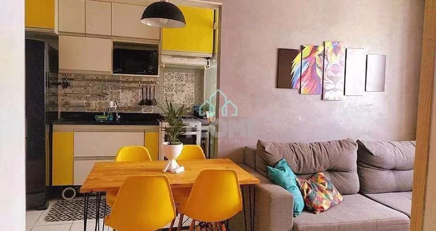 Apartamento com 2 dormitórios à venda, 56 m² por r$ 250.000,00 - bosque flamboyant - taubaté/sp