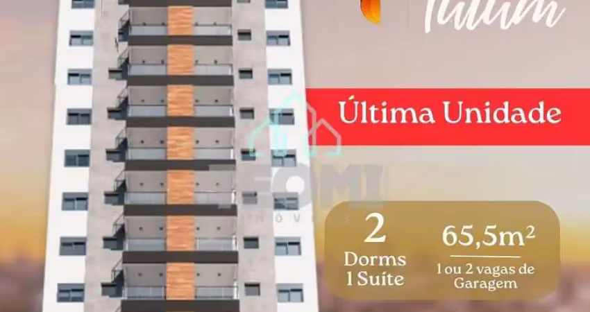 Apartamento com 2 dormitórios sendo 1 suíte à venda, 65 m² por r$ 345.000 - jardim das nações - tau