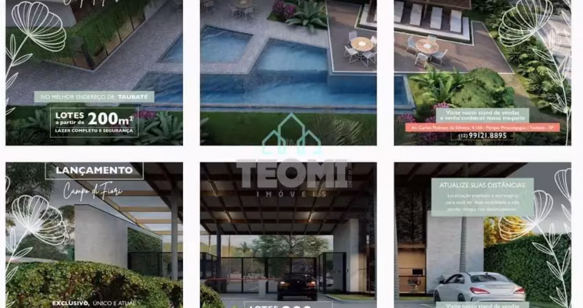 Terreno à venda, 200 m² por r$ 279.200,00 - parque senhor do bonfim - taubaté/sp