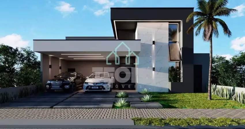 Casa com 4 dormitórios sendo 2 suítes e 1 demi suíte, à venda, 190 m² por r$ 1.500.000 - condomínio