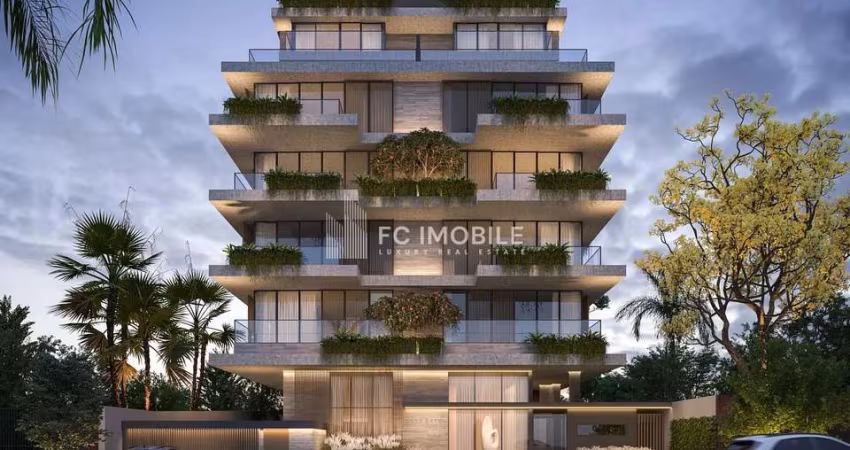 Apartamento com 176 m² privativos, 3 suítes, à venda no Batel - Curitiba/PR