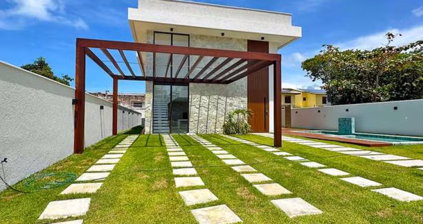 Casa de Luxo à Venda em Guarajuba | 7 Suítes, Mobiliada, 200m da Praia – Cond. Canto do Mar Previlége