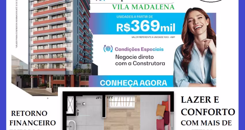 Vila madalena studio de 24m² a 35m² metrô quase na porta, localização privilegiada, o melhor preço do bairro