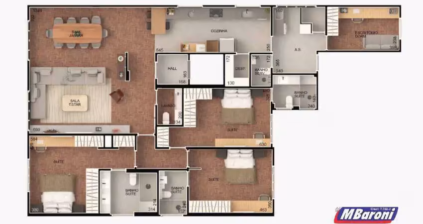 Apartamento à venda na Rua Visconde de Ouro Preto, Higienópolis, São Paulo