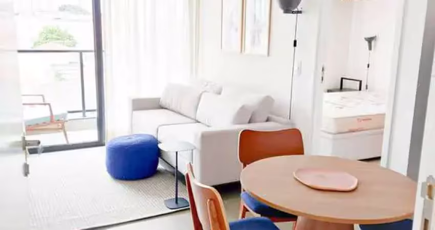 Apartamento mobiliado para locação em pinheiros 40m²