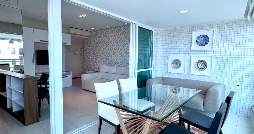 Apartamento de 1/4 com lavabo na Barra