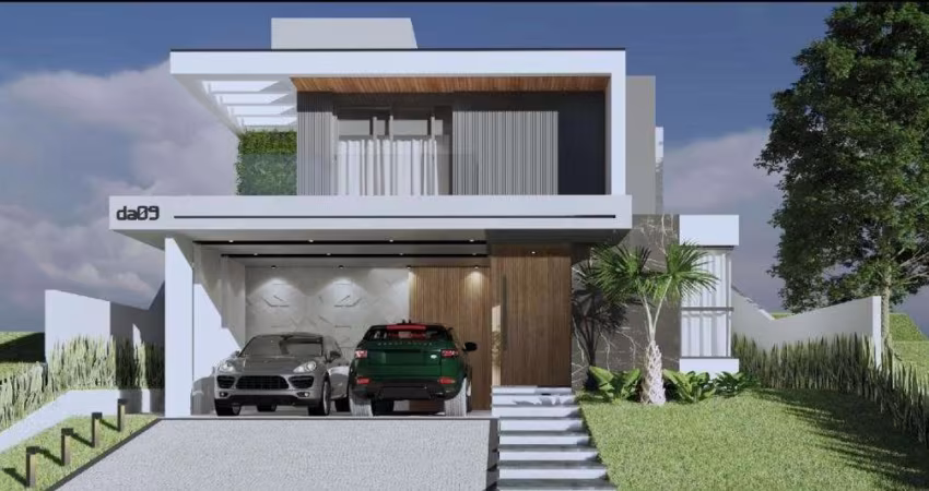 Sobrado com projeto moderno- 3 suítes