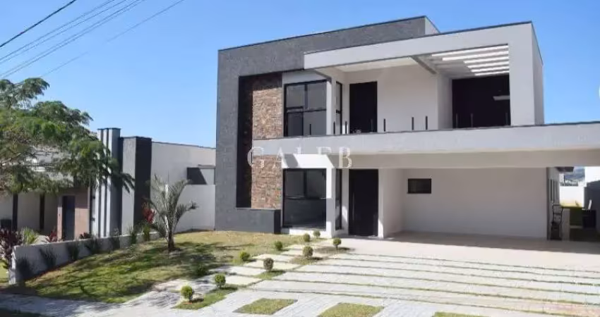 Casa térrea à venda em condomínio clube de atibaia de alto padrão com 4 súites