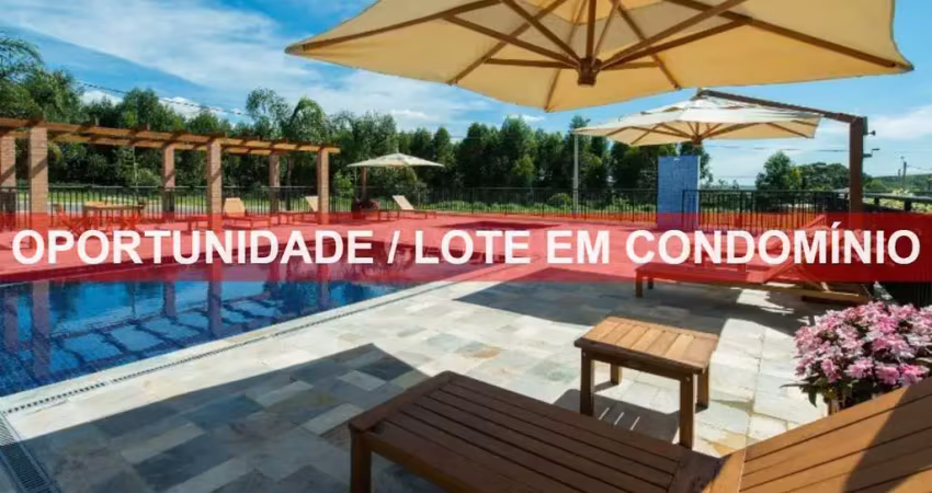 Terreno em condomínio buona vita em atibaia-sp: 395m² de área para venda!