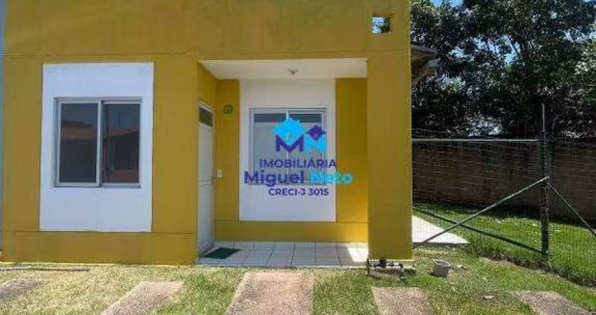 BAIRRO NOVO- CASA DE 2 QUARTOS COM TERRENO LATERAL