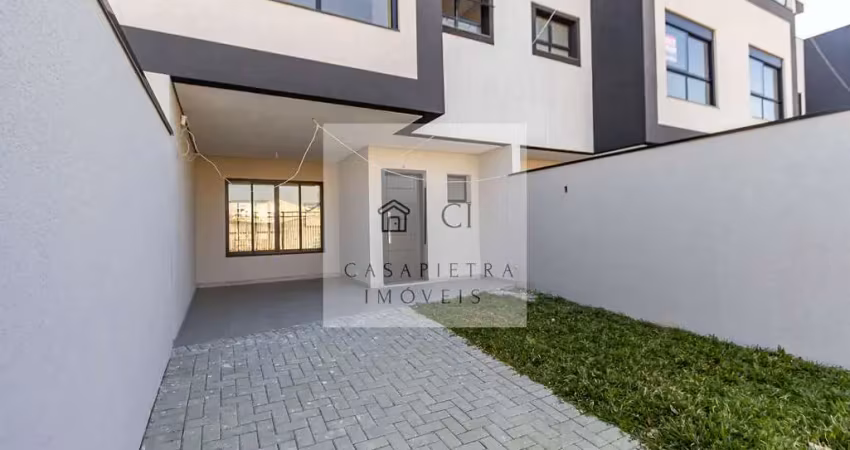 Sobrados triplex no bairro cajuru internos e externos 3 quartos com terraço 136m2