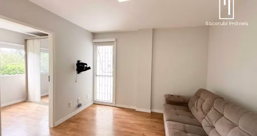 Apto semimobiliado, ensolarado, vista livre, com 2 dorm, à venda por R$ 530.000 - Itacurubi - Florianópolis/SC