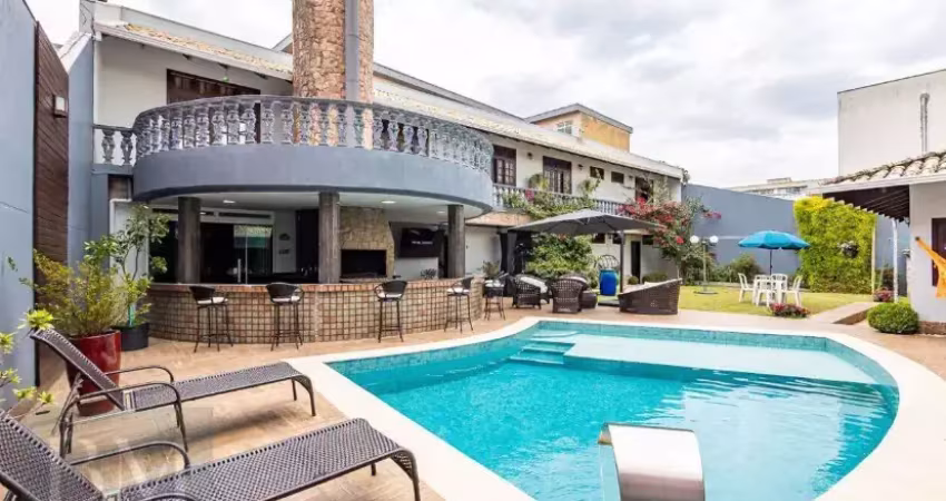 Casa com 6 dormitórios/3 suítes, 4 vagas à venda, 560 m² por r$ 2.800.000 - agua verde - curitiba/pr
