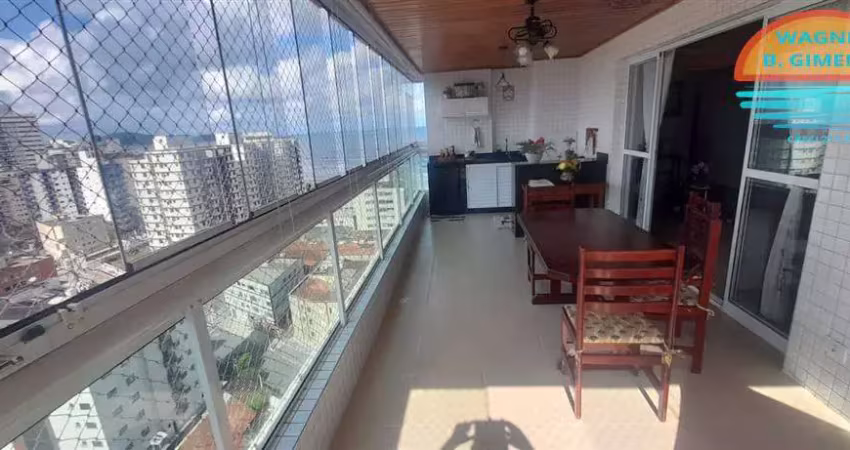 Apartamento com  142,00 m² - tupi - praia grande sp