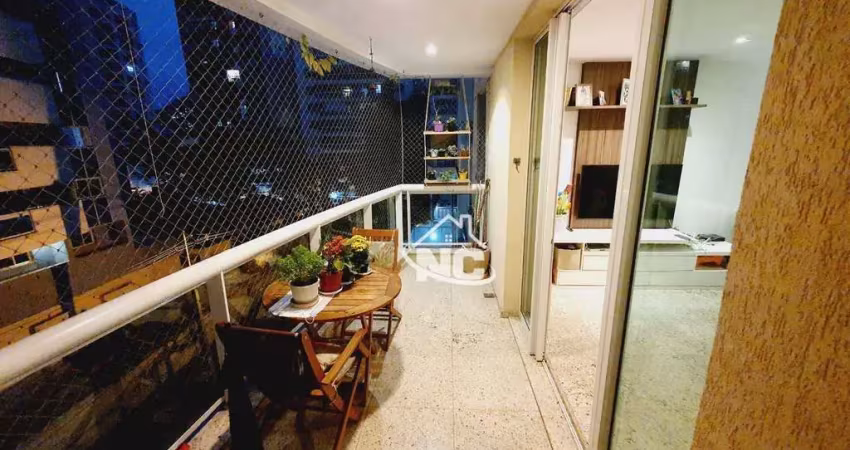 Apartamento com 2 quartos à venda, 89 m² por r$ 800.000 - icaraí - niterói/rj