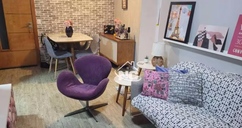 Apartamento com 2 quartos à venda, 75 m² por r$ 630.000 - santa rosa - niterói/rj