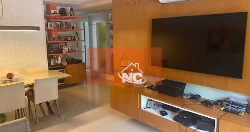 Novos começos vende - apartamento com 3 dormitórios à venda, 115 m² por r$ 998.000 - charitas - niterói/rj