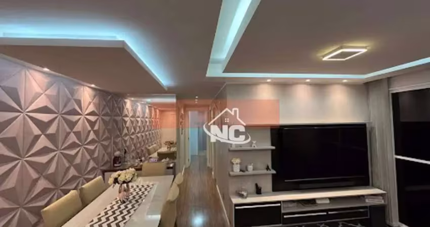 Apartamento com 3 quartos à venda, 100 m² por r$ 435.000 - maria paula - são gonçalo/rj