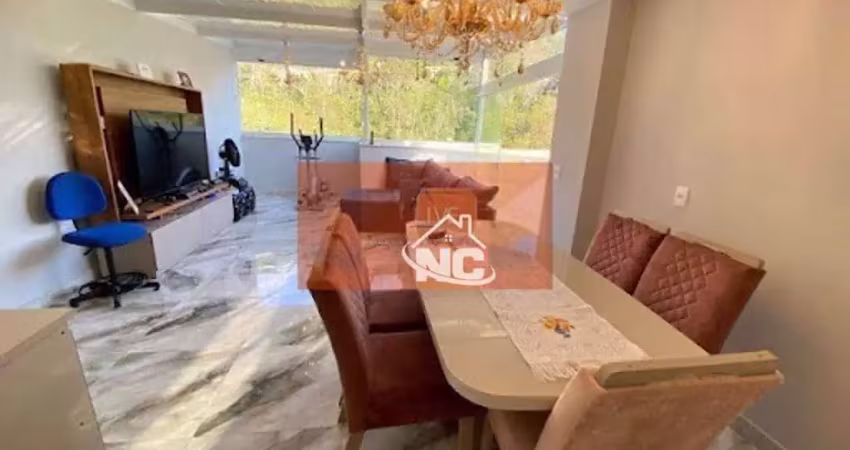 Cobertura com 3 dormitórios à venda, 130 m² por r$ 590.000,00 - piratininga - niterói/rj