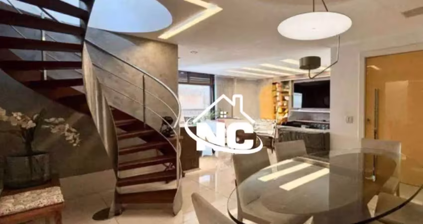 Cobertura com 5 quartos à venda, 320 m² por r$ 3.300.000 - icaraí - niterói/rj