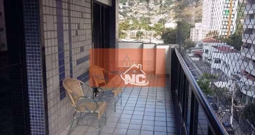 Apartamento com 4 quartos à venda, 187 m² por r$ 900.000 - vital brasil - niterói/rj
