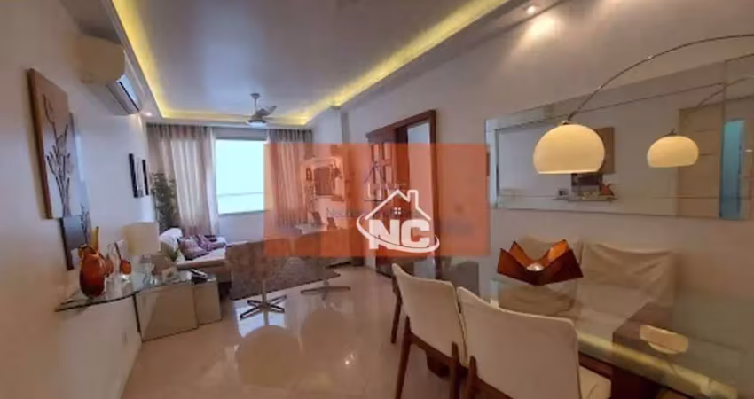 Apartamento com 3 dormitórios à venda, 110 m² por r$ 980.000,00 - icaraí - niterói/rj