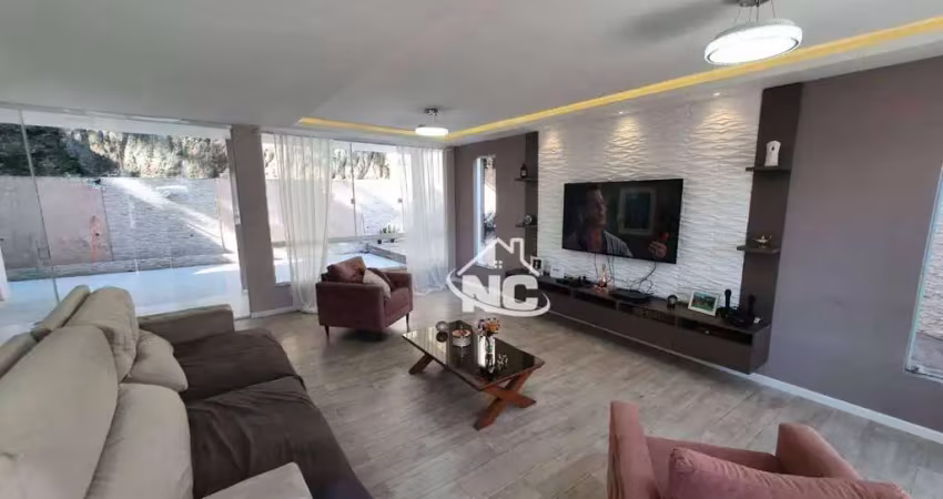 Casa condomínio country ii com 3 quartos à venda, 360 m² por r$ 850.000 - maria paula - são gonçalo/rj