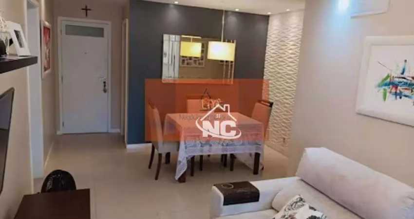 Apartamento com 3 quartos à venda, 105 m² por r$ 850.000 - santa rosa - niterói/rj
