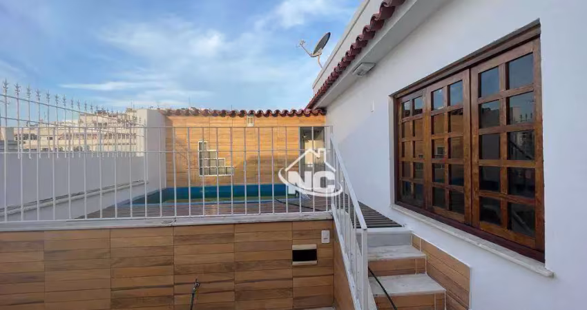 Cobertura com 2 quartos à venda, 179 m² por r$ 850.000 - icaraí - niterói/rj