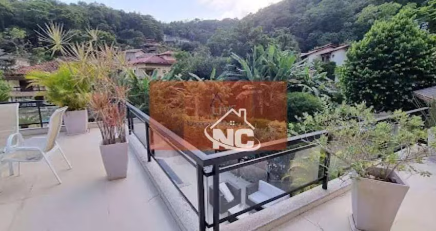 Casa com 6 dormitórios à venda, 443 m² por r$ 3.500.000,00 - itaipu - niterói/rj