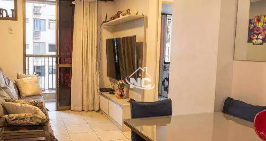Novos começos vende - apartamento condomínio enseada com 3 quartos à venda, 85 m² por r$ 480.000 - centro - niterói/rj