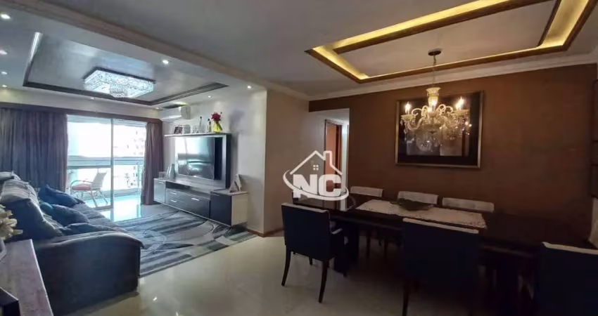 Apartamento com 4 dormitórios à venda, 170 m² por r$ 2.700.000,00 - icaraí - niterói/rj
