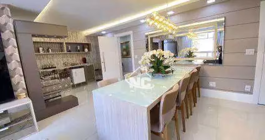 Apartamento porteira fechada com 4 quartos à venda, 190 m² por r$ 1.800.000 - ingá - niterói/rj