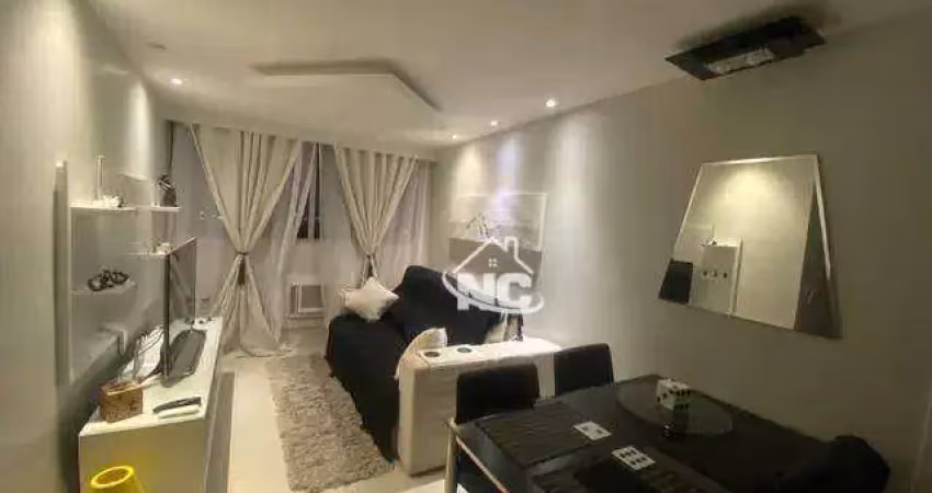 Apartamento com 2 quartos à venda, 70 m² por r$ 295.000 - largo do barradas - niterói/rj