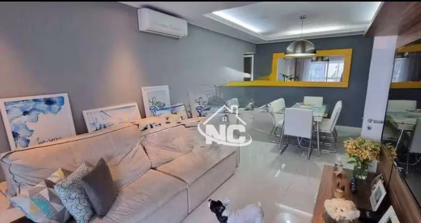 Apartamento com 3 quartos à venda, 116 m² por r$ 1.500.000 - santa rosa - niterói/rj