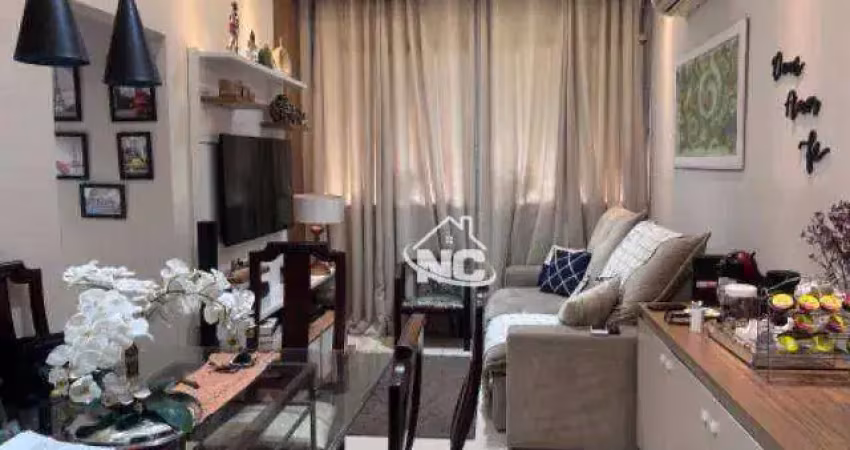 Apartamento com 2 quartos à venda, 80 m² por r$ 485.000 - icaraí - niterói/rj