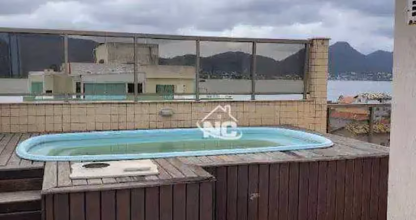 Cobertura com 3 quartos à venda, 200 m² por r$ 1.800.000 - piratininga - niterói/rj