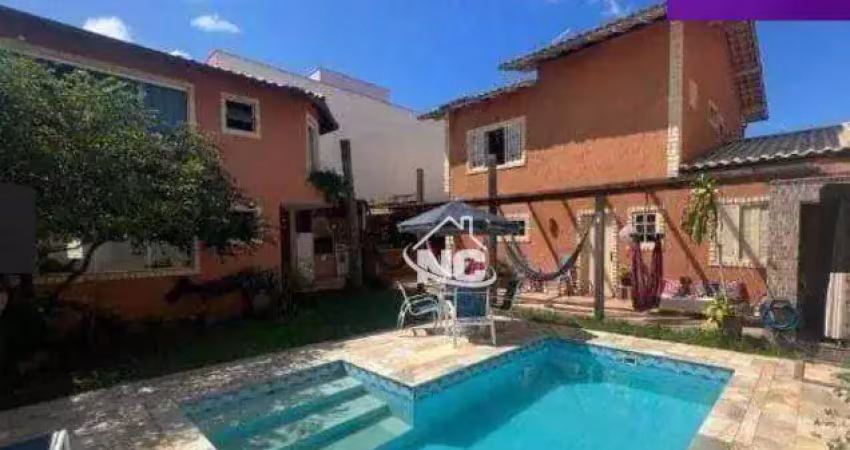 Casa duplex com 5 quartos à venda, 300 m² por r$ 1.530.000 - itaipu - niterói/rj