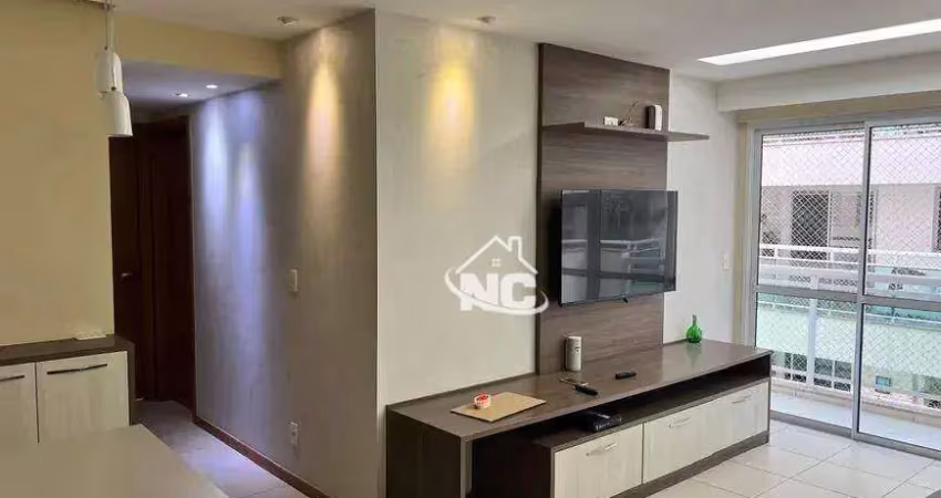 Apartamento porteira fechada com 2 quartos à venda, 76 m² por r$ 745.000 - santa rosa - niterói/rj