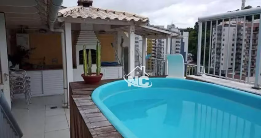 Cobertura com 3 quartos à venda, 197 m² por r$ 700.000 - santa rosa - niterói/rj