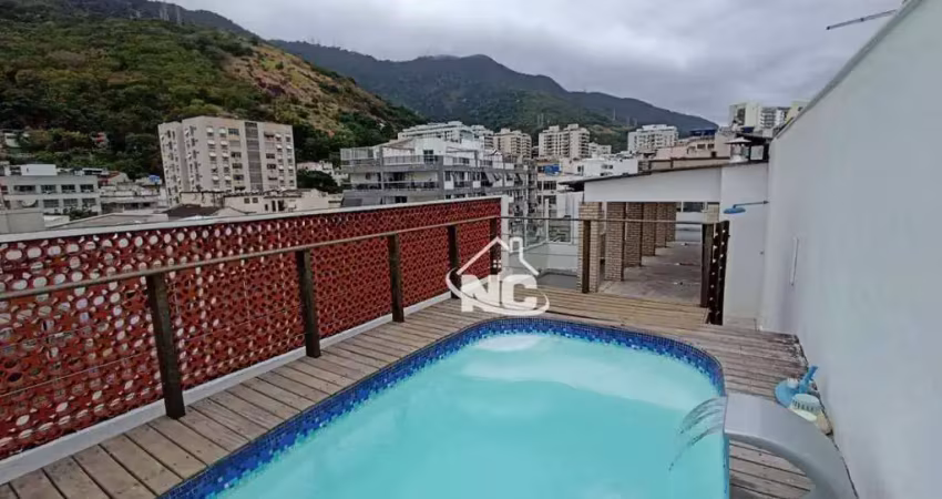 Cobertura com 3 quartos à venda, 420 m² por r$ 1.200.000 - tijuca - rio de janeiro/rj