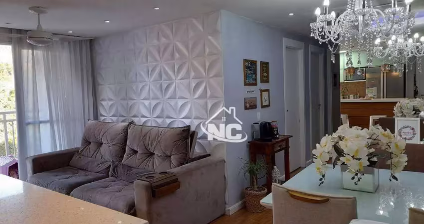Apartamento com 3 quartos à venda, 72 m² por r$ 370.000 - maria paula - são gonçalo/rj