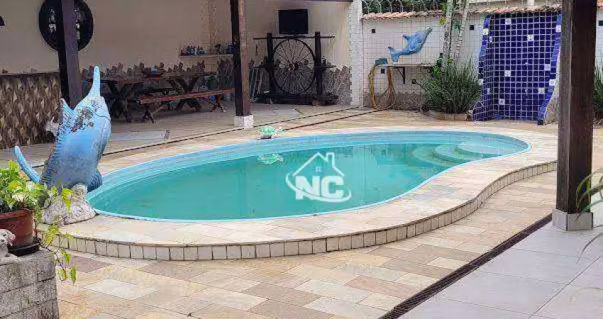 Casa com 5 quartos à venda, 450 m² por r$ 1.600.000 - itaipu - niterói/rj