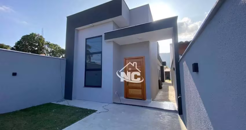 Casa com 3 quartos à venda, 107 m² por r$ 590.000 - barroco (itaipuaçu) - maricá/rj