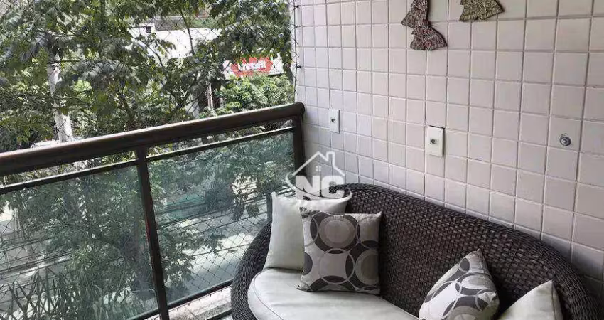 Apartamento com 3 quartos à venda, 127 m² por r$ 700.000 - icaraí - niterói/rj